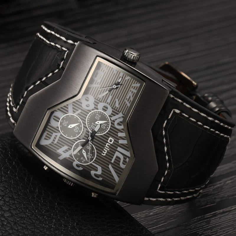 Oulm HP1220 Male Watch Personalized Strap Big Dial Watches Men Outdoor Sports Watch