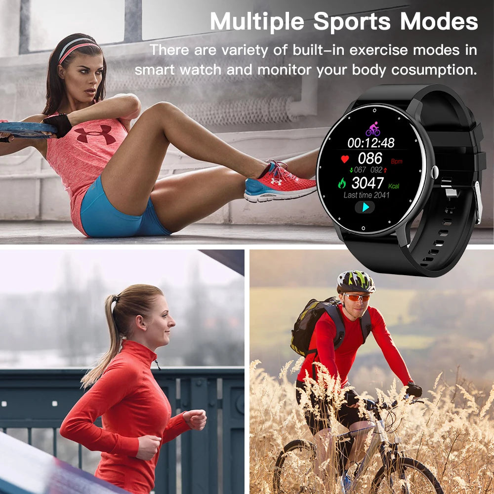 CanMixs 2024 New Smart Watch Women Men Lady Sport Fitness Smartwatch