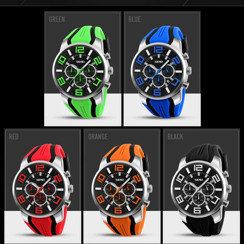 Watches Men Luxury Brand SKMEI Chronograph Men Sports Watches Waterproof