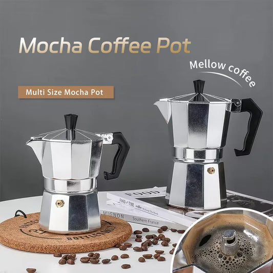 Moka Pot Classic Italian Café Brewing Tools Espresso Maker 50/100/150/300/450ml