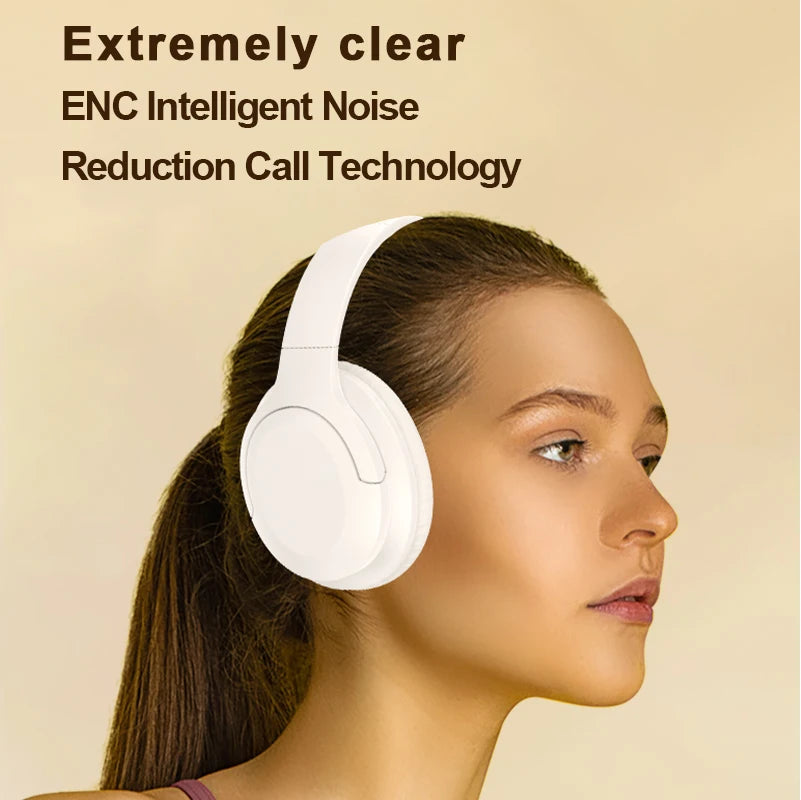 PARAMITA ANC Noise Canceling Headphones A1 Wireless Bluetooth Headphones BT5.3 400mAh Over-Ear Foldable for Sports Work Games