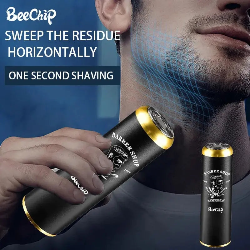 Electric Shaver Men'S Travel Car Aluminum Alloy Mini Shaving Shaver Portable Electric Shaver