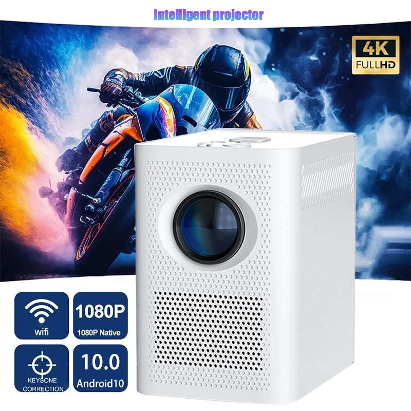 4K Home Outdoor Theater Projector S30 Android 10 Bluetooth WIFI Portable LED Media Player Audio Mini Intelligent Projectors