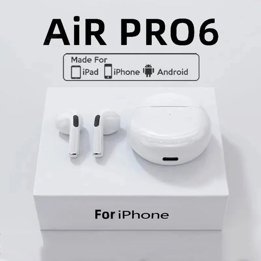 Original Air Pro 6 TWS Wireless Bluetooth Headset 5.3 Headphone Mini Earphone