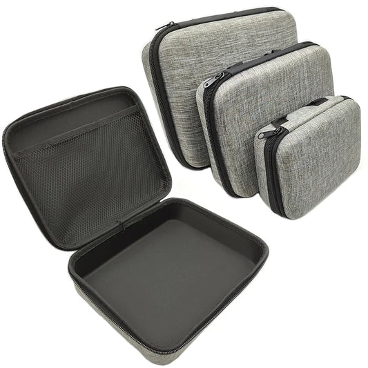 Multi-Size EVA Hard Storage Box Travel Zipper Bag Shockproof Outdoor Tools Bag For Earphone Storage Case Accessories