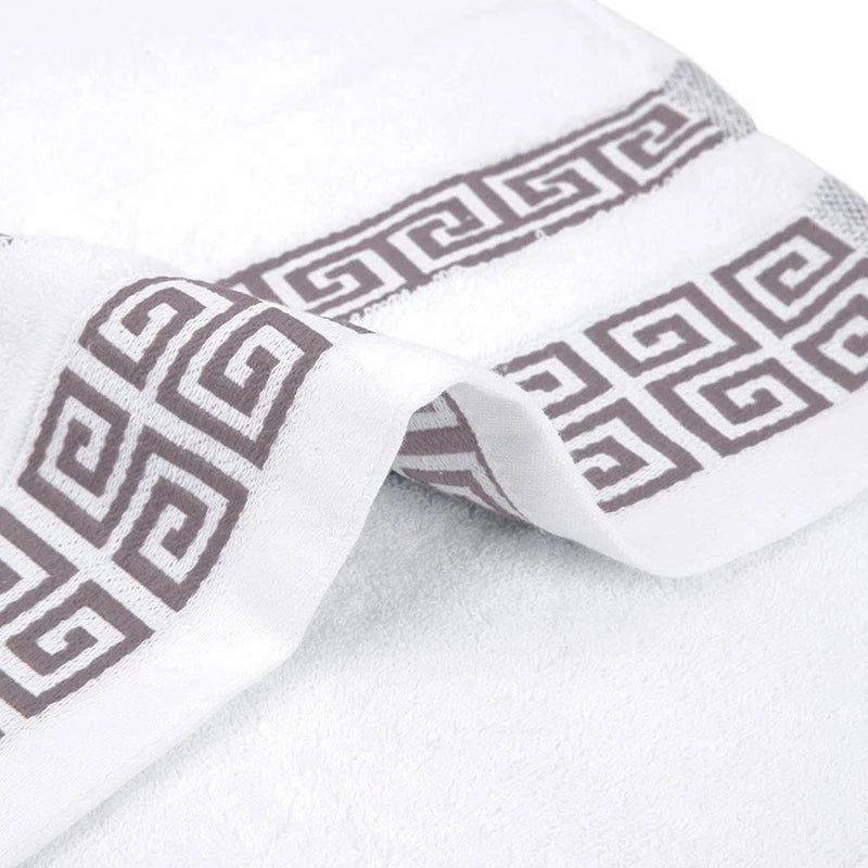 Set of 3 Sport Gym Wholesale Gift Embroidered Hand Towels Women Men Cotton 32 Strand Jacquard Towel Face Wash Towel 100% Cotton