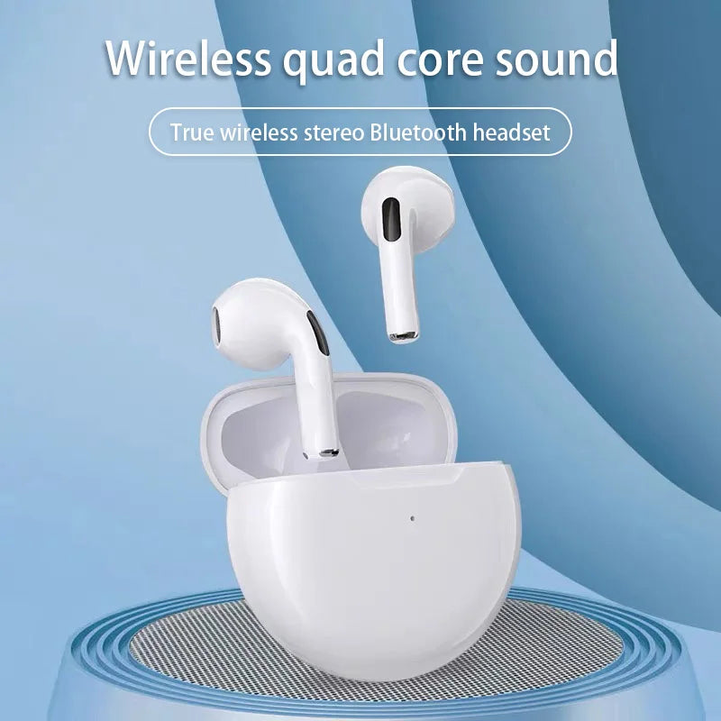 Original Air Pro 6 TWS Wireless Bluetooth Headset 5.3 Headphone Mini Earphone