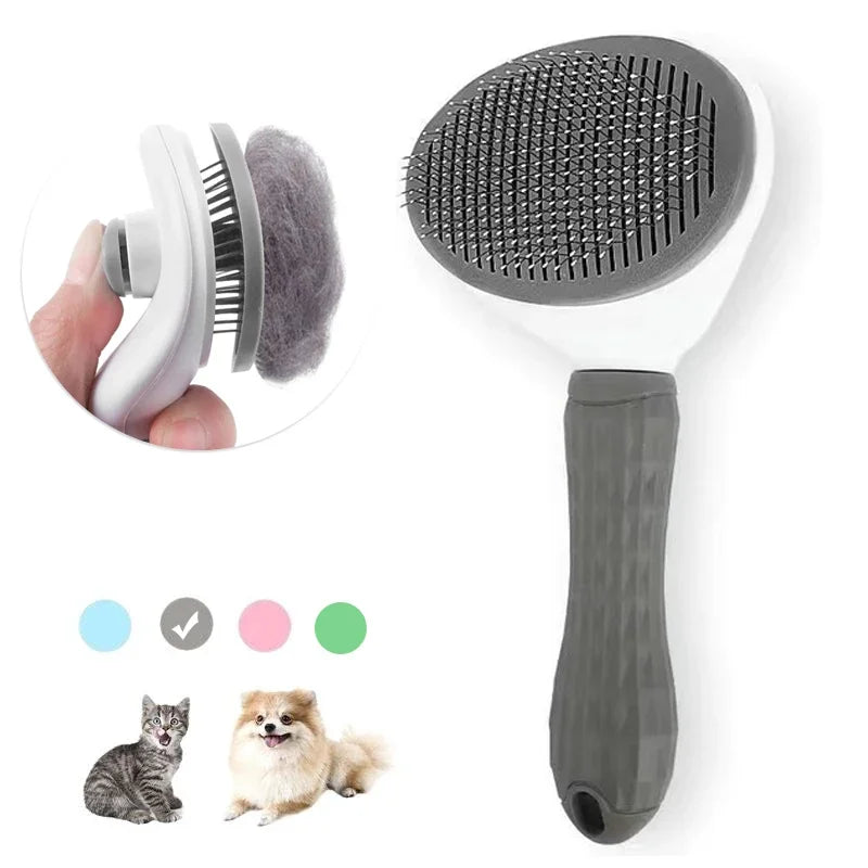 Cat Anti-Slip Grooming Brush Pet Hair Removal Comb Accessories for Cats