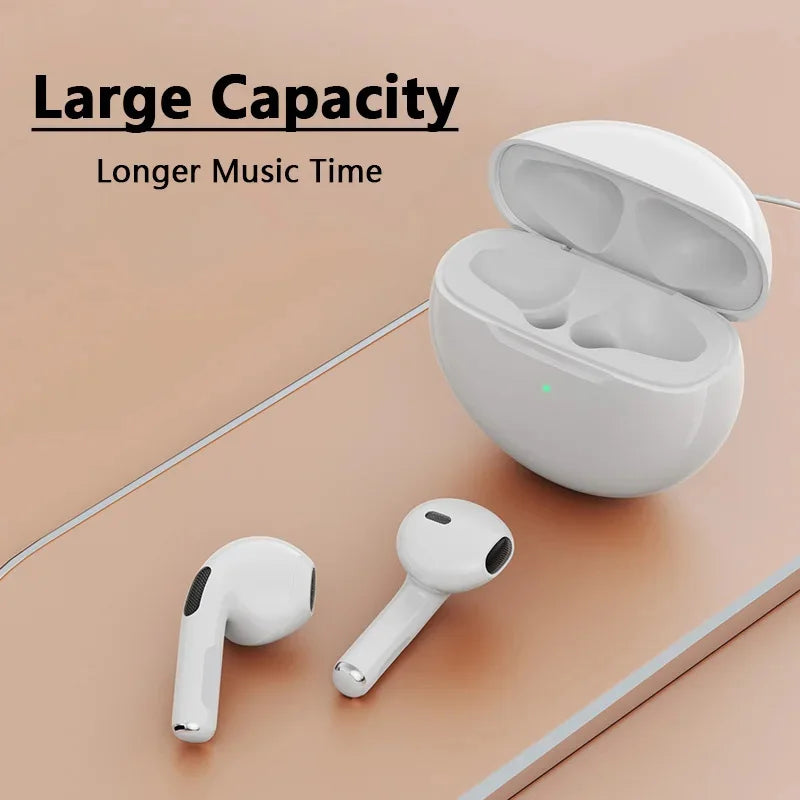 Original Air Pro 6 TWS Wireless Bluetooth Headset 5.3 Headphone Mini Earphone