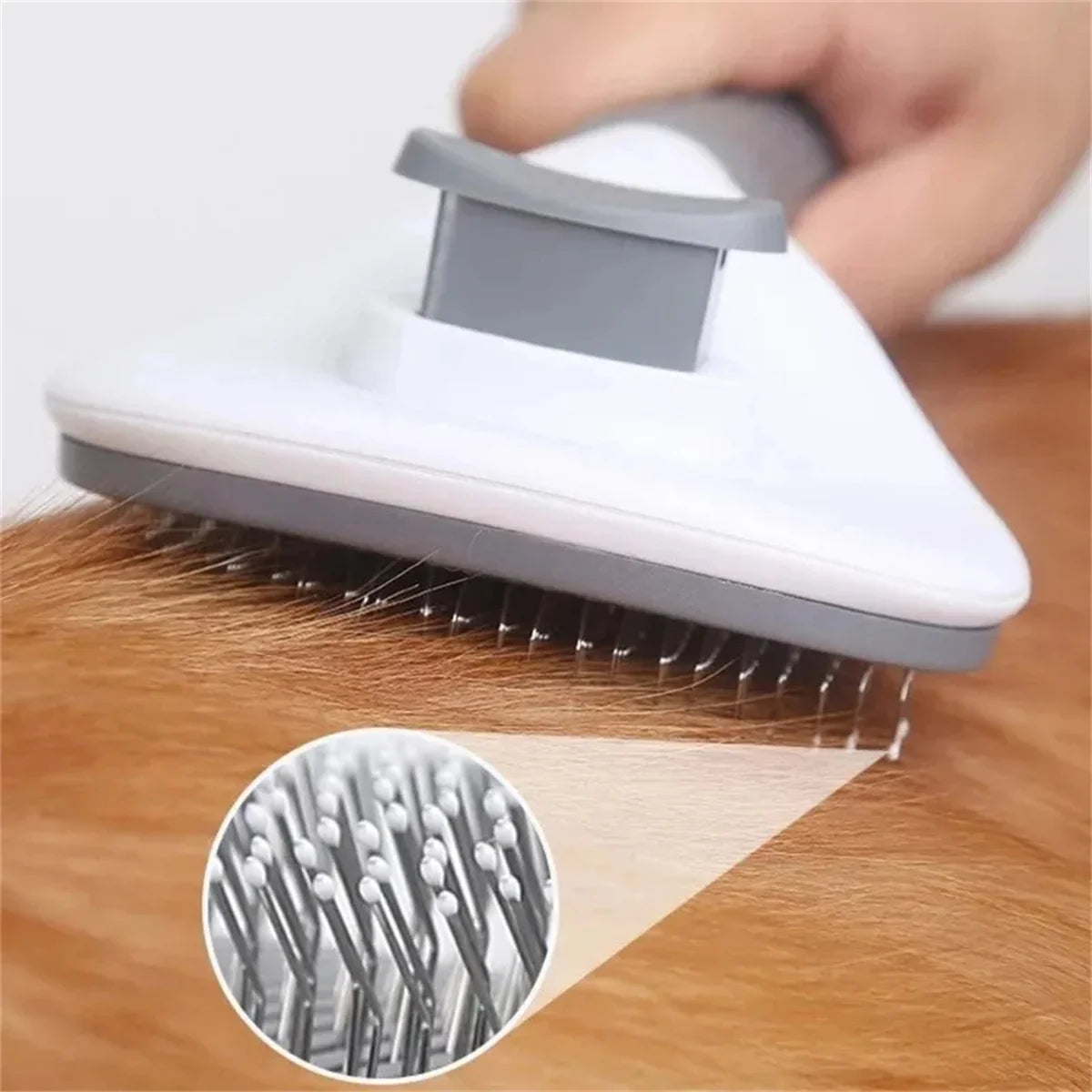 Pet Dog Brush Cat Comb Self Cleaning Pet Hair Remover Brush For Dogs Cats Grooming Tools
