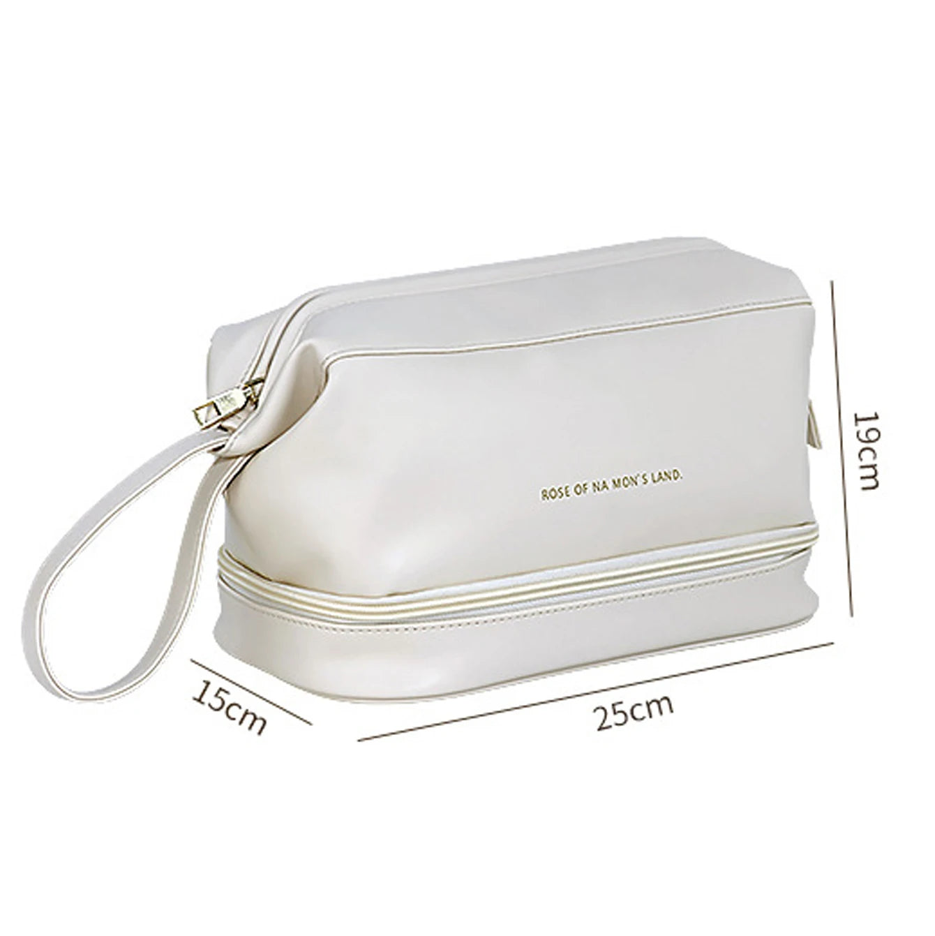 Waterproof PU Travel Zipper Portable Makeup Bag Toiletries Storage