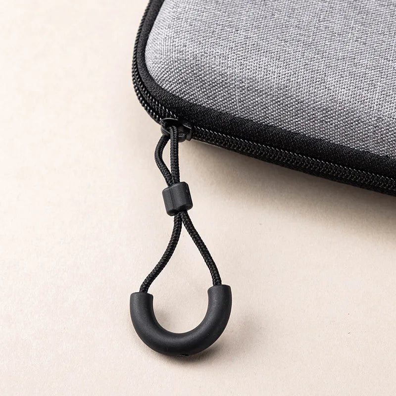 Mini Grey Digital Product Storage Bag Portable Headphone USB Data Cable Charger U Stick Storage Case Shockproof Protective Case