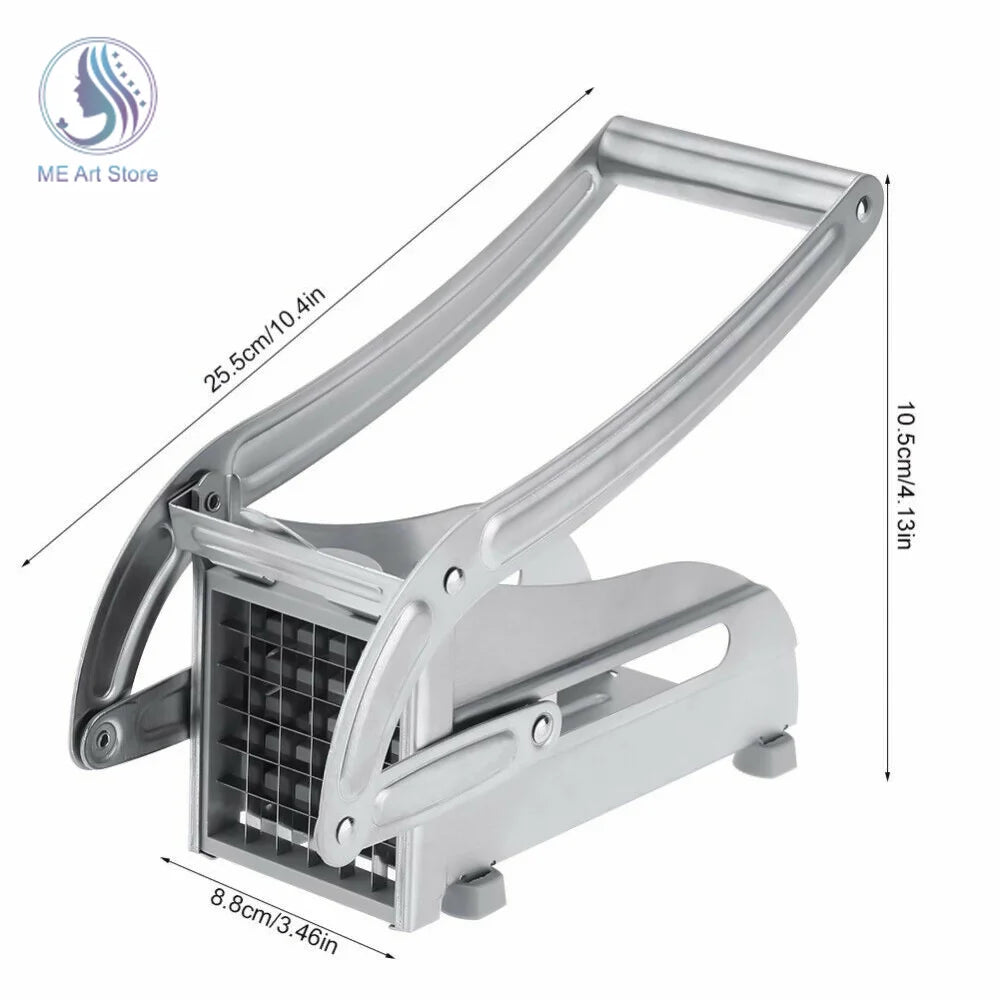 Potato Chips Strip Slicer Stainless Steel French Fries Cutter Chopper Chips Machine