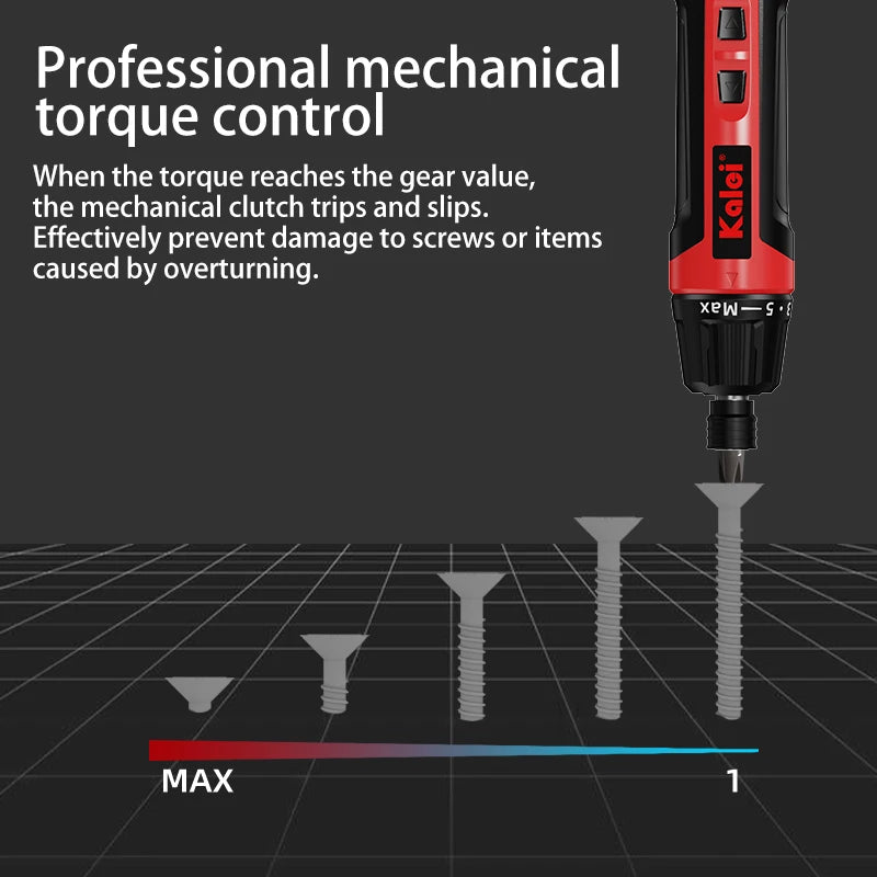 4/6-Speed Torque Cordless Electric Screwdriver 2000mAh Lithium Battery Drill 3.6V Power Tools Set Household Maintenance Repair