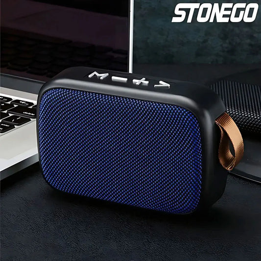 STONEGO 1PC Bluetooth Speakers Portable 3D Stereo Speakers Outdoor Wireless Speakers Support FM-TF Cards