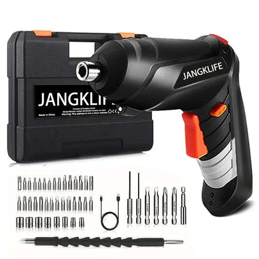 Electric Screwdriver Battery Rechargeable Cordless Screwdriver Powerful Impact Wireless