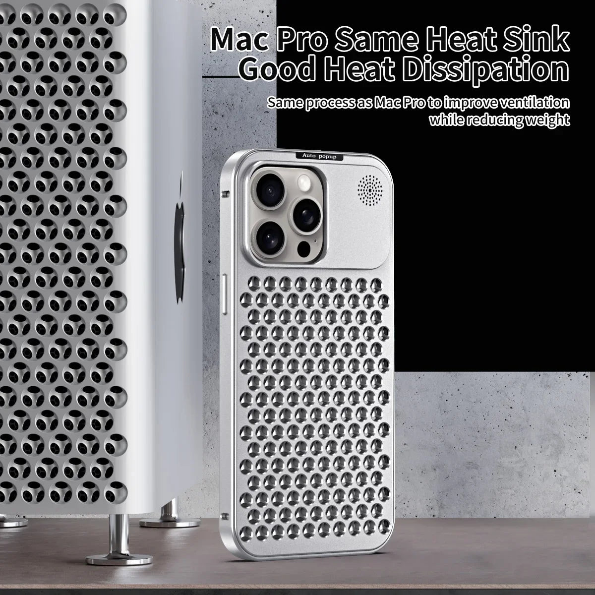 Metal Heat Dissipation Fragrance Phone Case For Iphone 13 12 14 15 Pro Max 15 Plus Aluminum