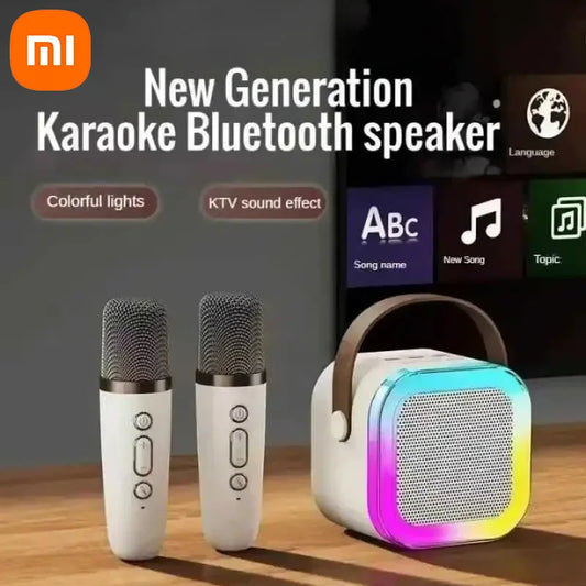 Xiaomi Bluetooth K12 Karaoke Machine Portable 5.3 Pa Speaker System With 1-2 Wireless Microphone Family Singing Children Gift