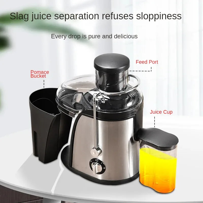 Centrifugal juicer Multi-functional household electric fruit machine slag juice separation cooking