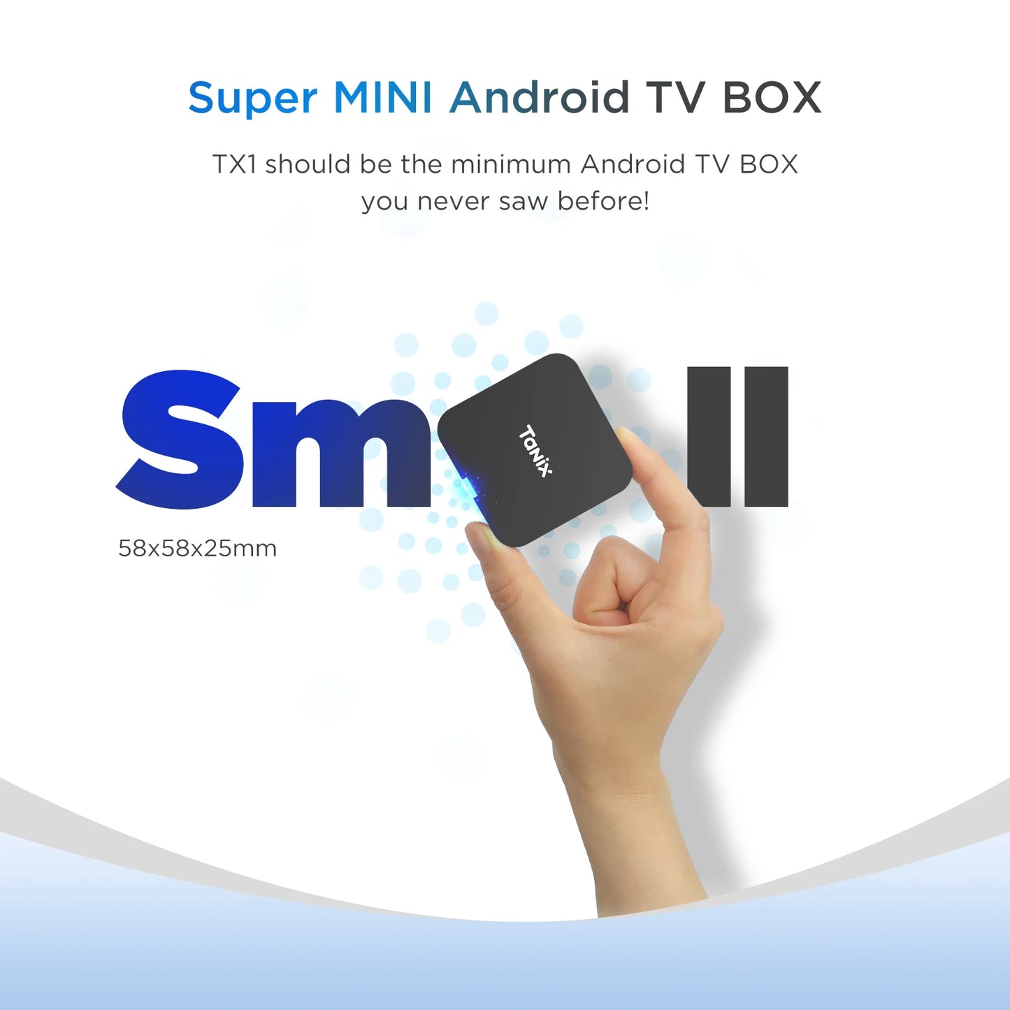 Tanix Smart Android 10 TV Box 2.4G WIFI 4K Global Media Player TX1