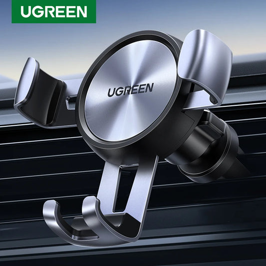 UGREEN Car Phone Holder for Mobile Smartphone Support Cell Phone Stand for iPhone 15 14 Pro Auto Vent Mount Gravity Holder Stand