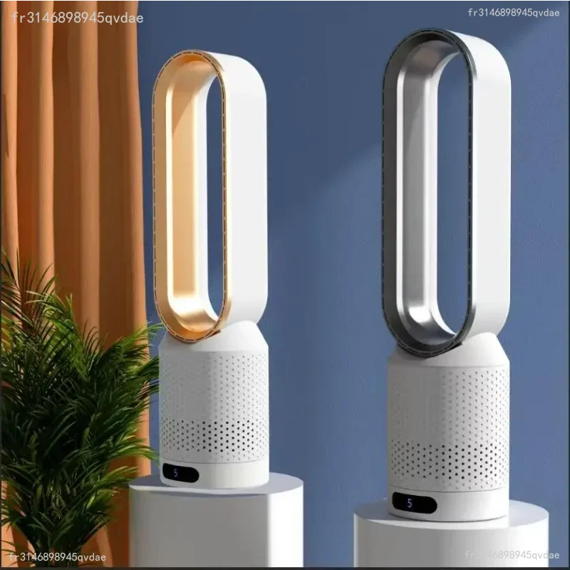 2024 Air Purification Circulation Bladeless Ultra-Quiet Dormitory Desk Floor Electric Fan Tower Bladeless  Room