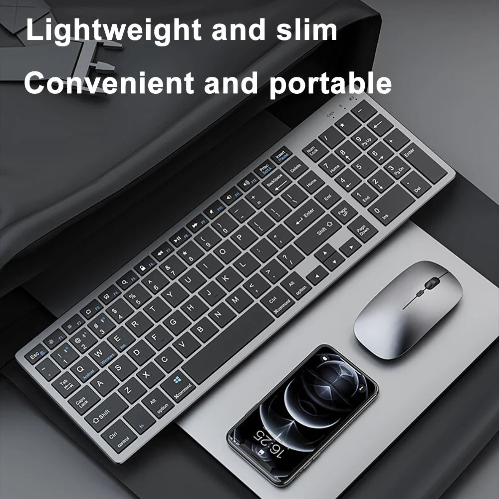 Wireless Keyboard Bluetooth 5.0 2.4G Mini Multimedia 102 Keycaps bluetooth For Laptop PC TV iPad Macbook Android iPad keyboard