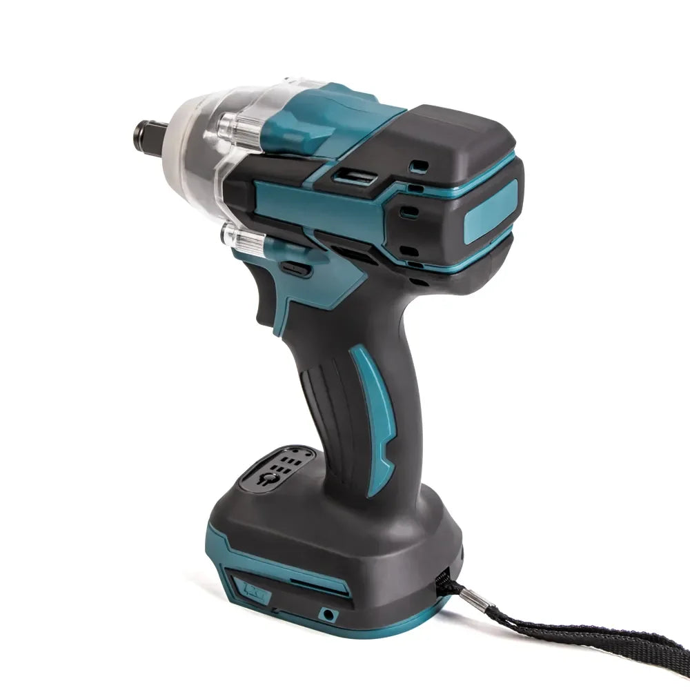 HILDA 18V Electric Impact Wrench Rechargeable 1/2 Socket Wrench Cordless Without Battery High Power