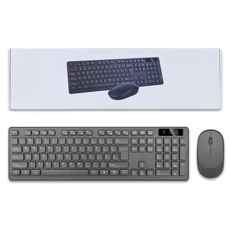 Unsharkable2.4G fashionable and personalized desktop laptop waterproof wireless keyboard and mouse set suitable for office use