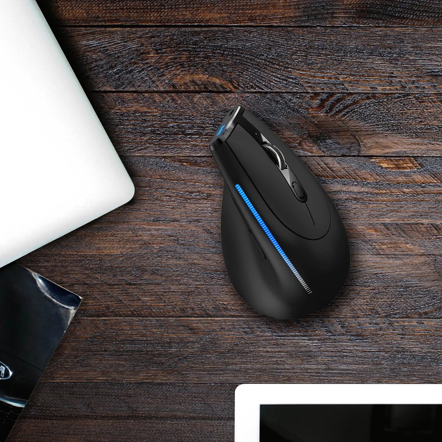 ZELOTES F-36A 2.4G Wireless Mouse Charging Blu-ray 6-button Optical mouse 3 level DPI black mouse