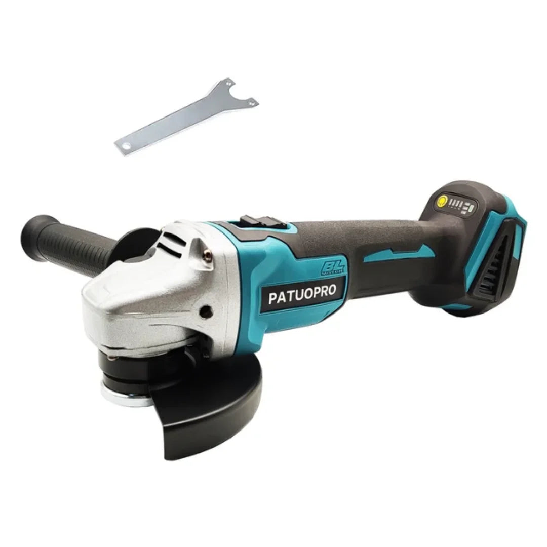 125mm M14 Brushless Angle Grinder Electric Cordless Cutting Machine Power Tool 18V Battery (No Battery)