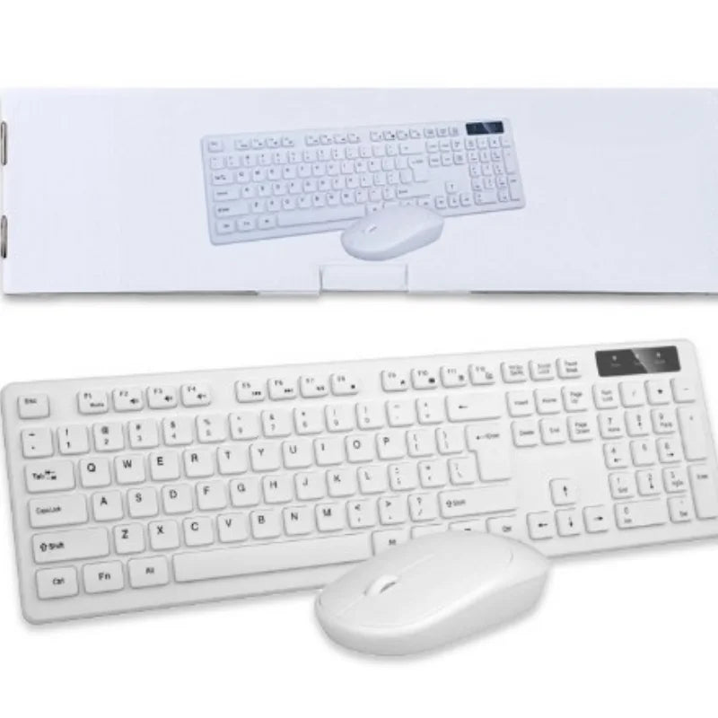 Unsharkable2.4G fashionable and personalized desktop laptop waterproof wireless keyboard and mouse set suitable for office use