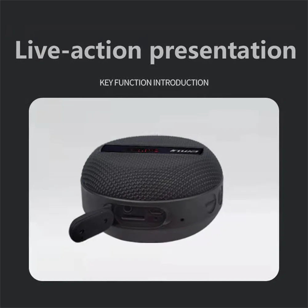 Bluetooth-compatible Speaker IPX7 Waterproof Wireless Stereo Surround BT5.0 Speaker With Bass Portable Outdoor Bicycle Loud