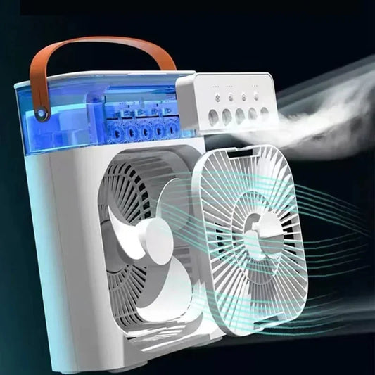 Summer cooling spray air conditioning fan Office desktop small fan