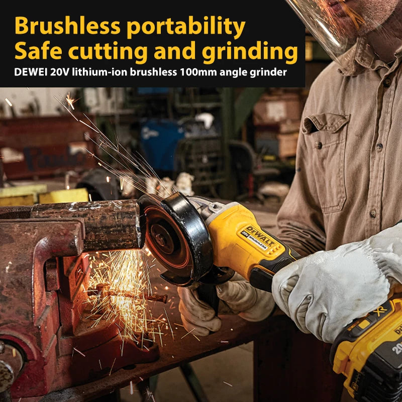 DEWALT 125MM Angle Grinder DCG406 Brushless Maglev Metal Cutting Charging Angle Grinder