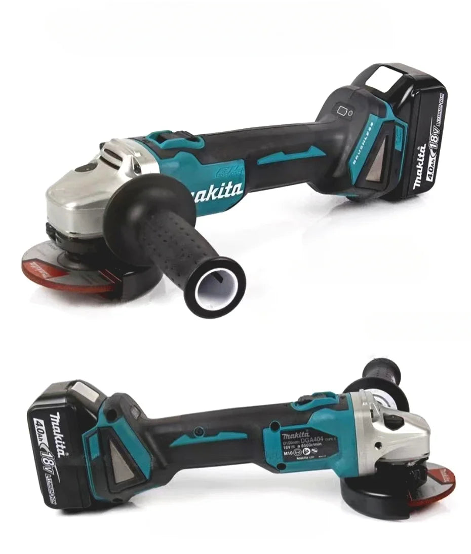Makita 18V 125mm DGA404 Brushless Lithium Electric Angle Grinder Rechargeable (No Battery, No charger, No blade)