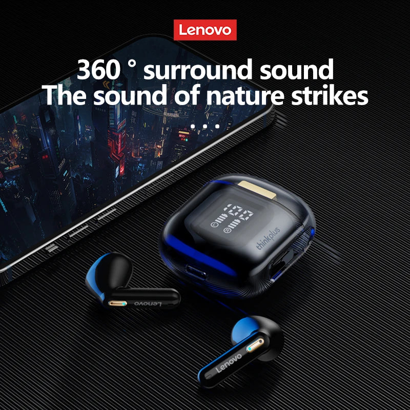 Choice Original Lenovo LP6 Pro TWS Wireless Bluetooth 5.3 Earphones Sports Headphones LED Battery Digital Display Earbuds