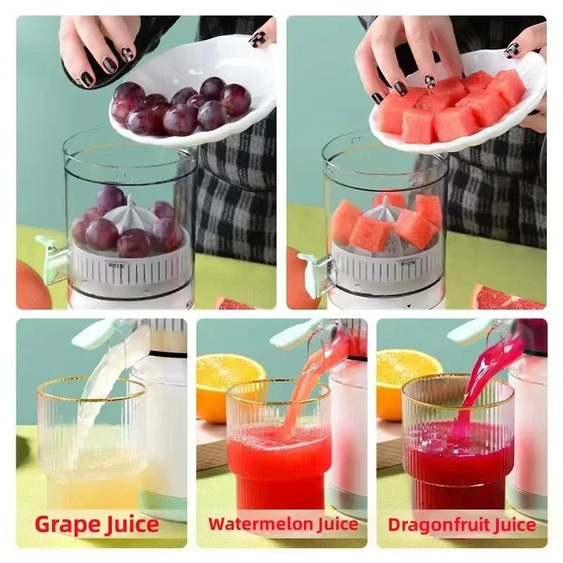 Orange Juicer Lemon Blender USB Charging Kitchen Automatic Fresh Squeezer Multifunctional Portable Electric Juicer Kitchen Tools