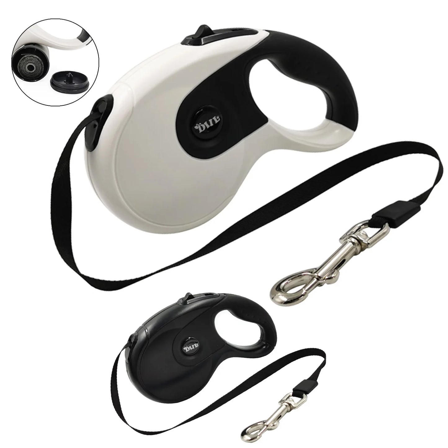 8M Long Strong Durable Dog Leash Automatic Retractable For Medium Large Dogs